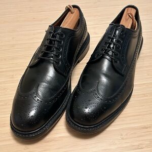 Alden Black Calfskin Blucher Size 10.5
